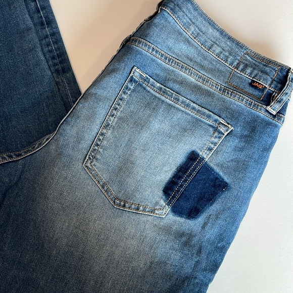 Jag Jeans - 10, relaxed boyfriend, deconstructed jeans, patchwork‎ - Picture 6 of 11